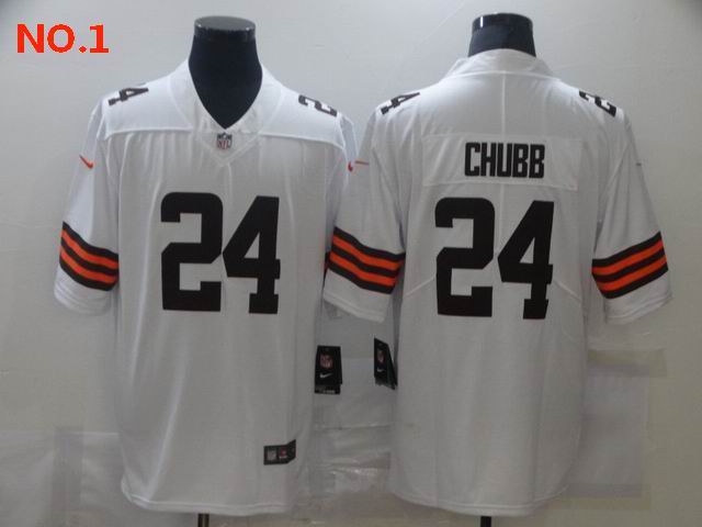 Men's Cleveland Browns #24 Nick Chubb Jerseys-4